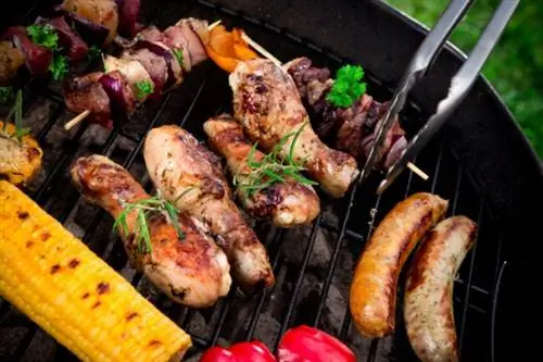 как запустить угольный гриль