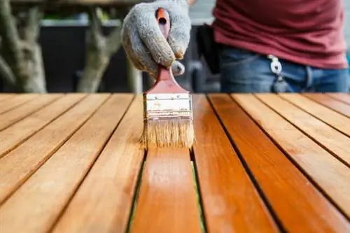 Сколько времени сохнет морилка для дерева