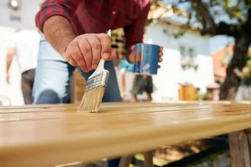 Сколько времени сохнет морилка для дерева