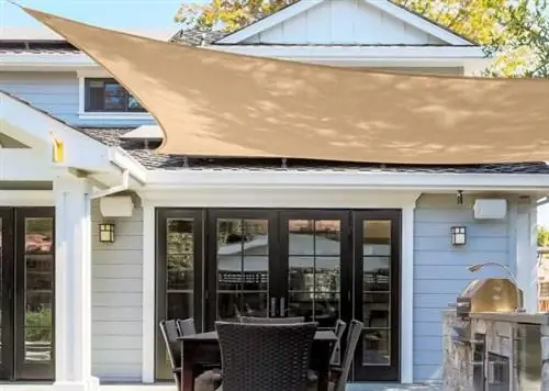 Продукты Genius, которые помогут вам сохранять прохладу Опция AsterOutdoor Sun Shade Sail