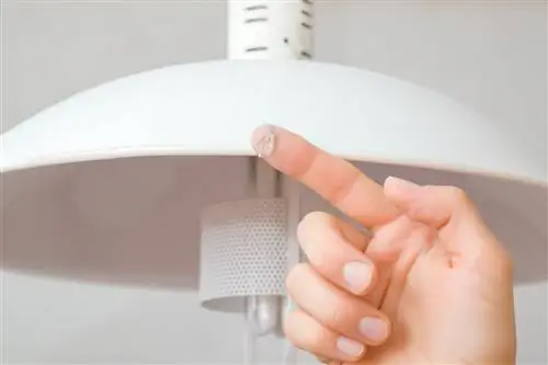 Как почистить абажур