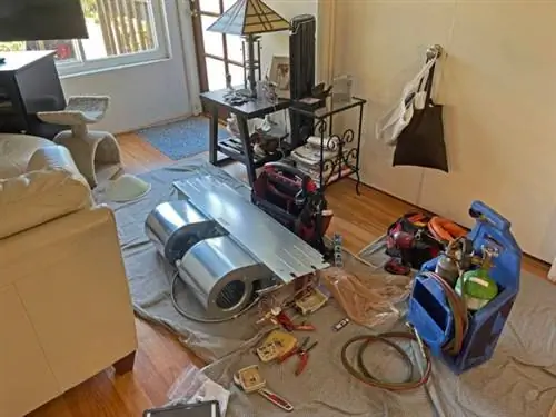 уборка после DIY рабочего места
