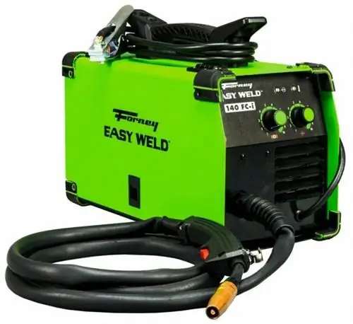 Аппарат для сварки порошковой проволокой Forney Easy Weld 140 FC-i, белый фон