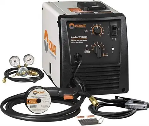Hobart Handler 210MVP MIG Welder, белый фон