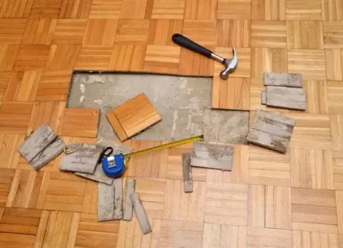 починить пол