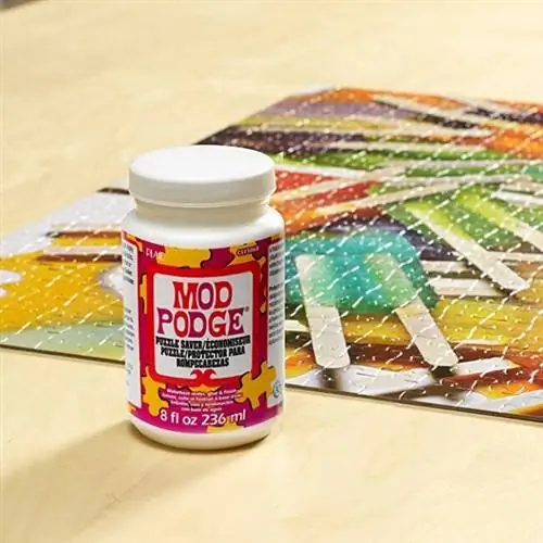 mod podge клей для пазлов как склеить пазл