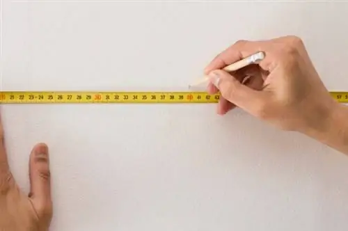 Стена из досок и обрешетки своими руками - разметка центра стены