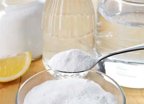 прочистить унитаз пищевой содой и уксусом