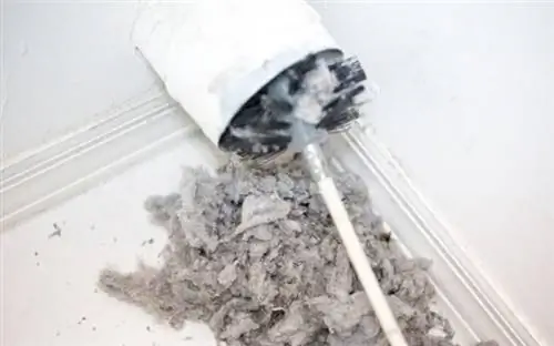 Щетка для очистки ворса от вентилятора сушилки.