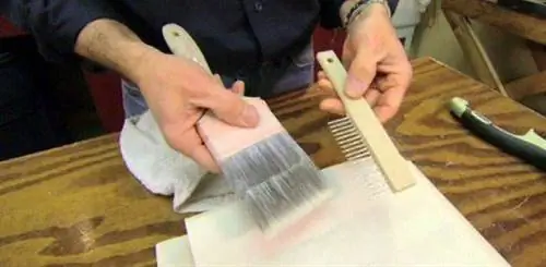 Чистка кисти