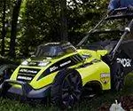 электрическая газонокосилка