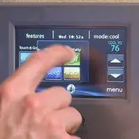 Настройка термостата Carrier Infinity Touch.