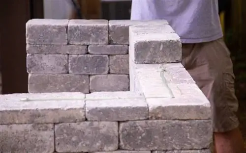 Каминные блоки Rumblestone с клеем