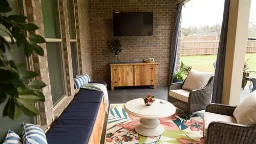 Веселый и функциональный ремонт патио