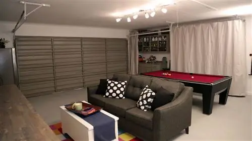 Превращение гаража в веселую подростковую тусовку