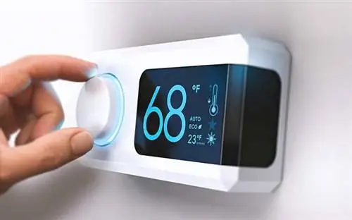 Настройка интеллектуального термостата на автоматический вентилятор