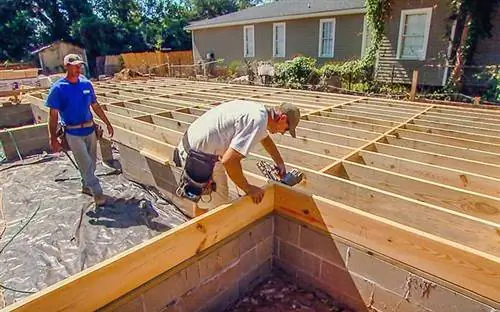 Установка лаг пола