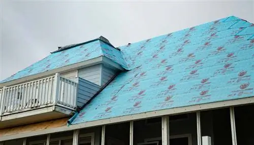 Укладка на металлическую крышу