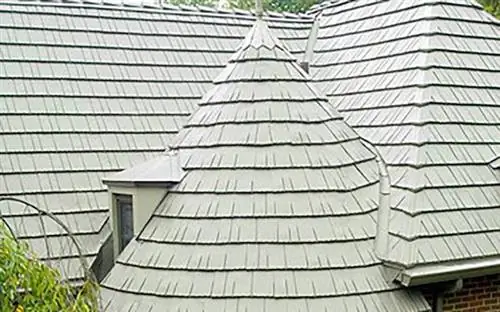 Алюминиевая крыша, вид сверху