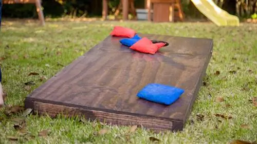 Игра Cornhole: Как построить доску