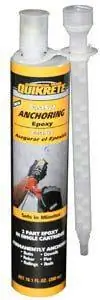 Тюбик с эпоксидной смолой QUIKRETE® FastSet Anchoring