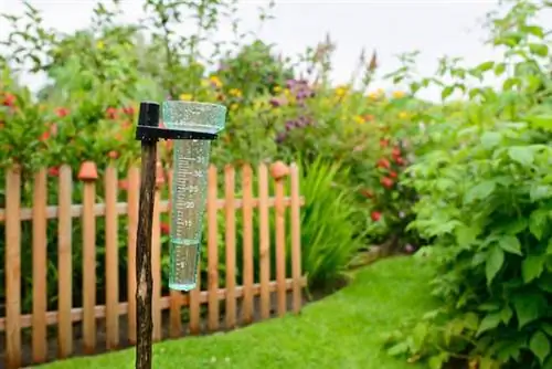 Датчик дождя во дворе