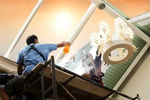 Установка домашней оконной пленки