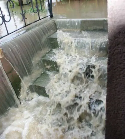 Дождевая вода затопляет подвал