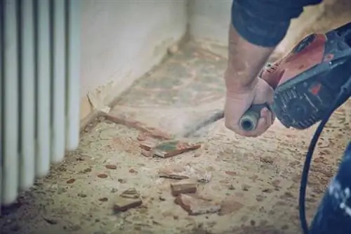 Отбойный молоток Удаление плитки
