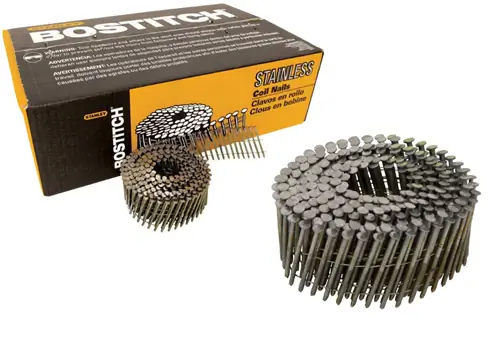 Bostitch C5R90BDSS 1-3/4-дюймовые 15-градусные гвозди для рулонного сайдинга из нержавеющей стали (3, 600 шт.)