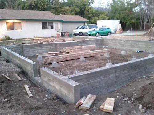 Crawl Space Foundation в стадии строительства