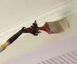 Кисть и держатель инструмента на удлинителе