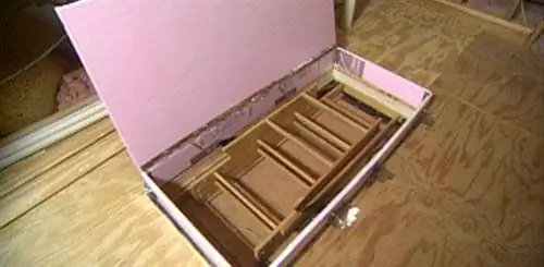 Утеплитель пенопластовый короб для чердачной лестницы своими руками