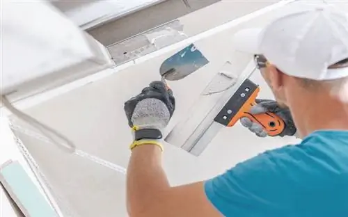 подготовка потолка