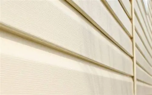 Виниловый сайдинг крупным планом