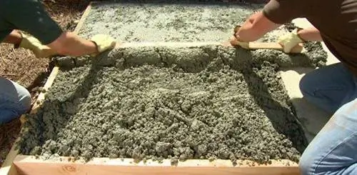 Добавьте уровень бетона и стяжки