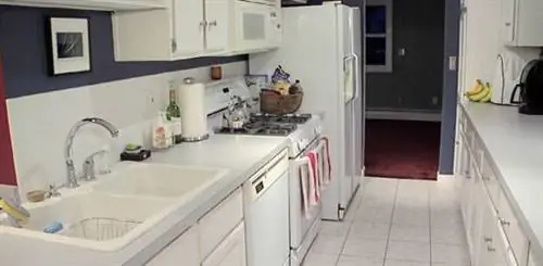 Кухня до современной кухонной переделки.