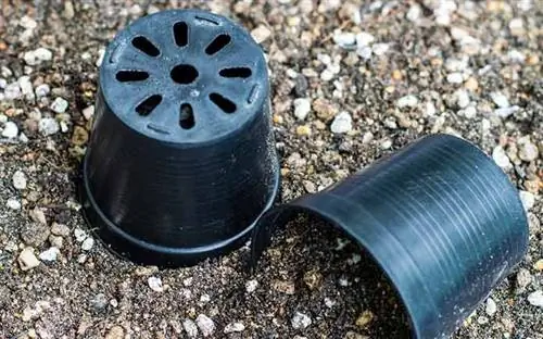 Цветочный горшок с дренажными отверстиями