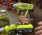 Ryobi 18-вольтовая литий-ионная комбинированная дрель/шуруповерт