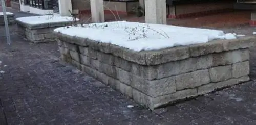 Подпорная стенка с прямым углом 90°