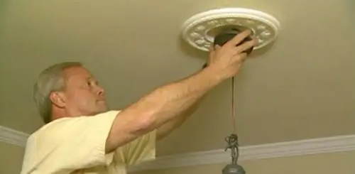Как установить люстру и диммер