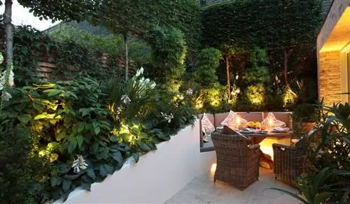 Определите самые важные точки сада