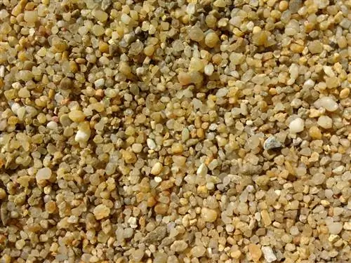 Вид на кварцевый песок