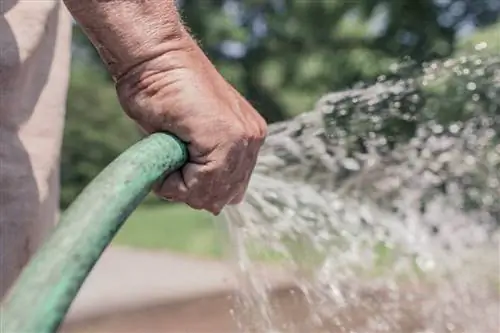 Шланг очень удобен для полива