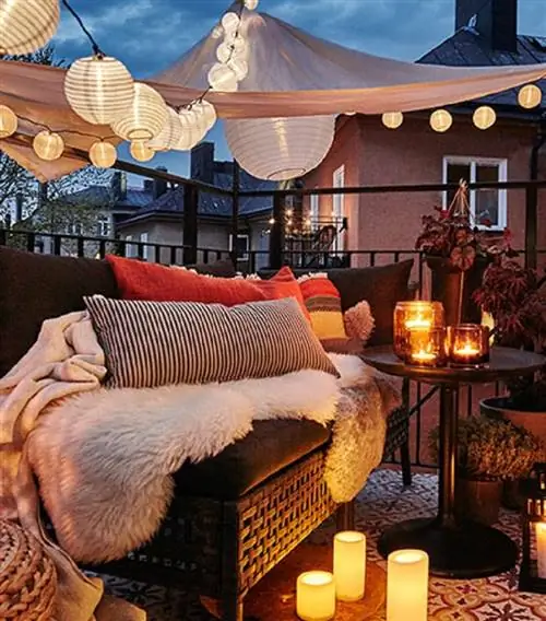 на нашей террасе важно уединение