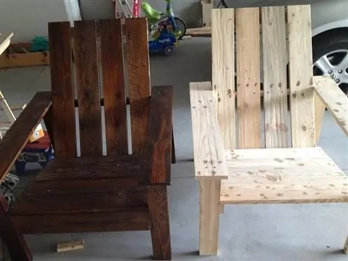 шаги, чтобы сделать стулья с поддонами