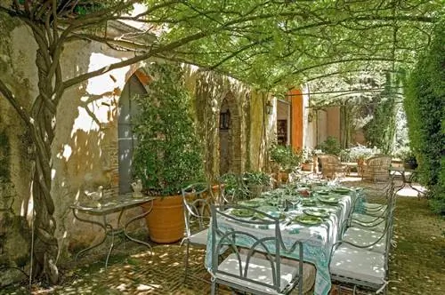 прованский дизайн сада