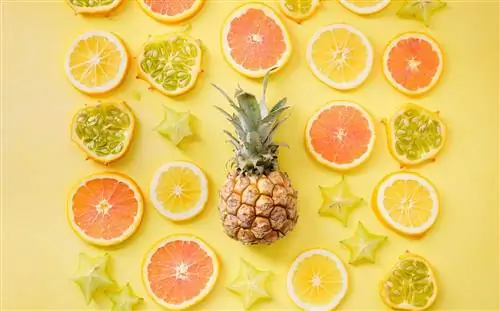 5 видов желтых фруктов