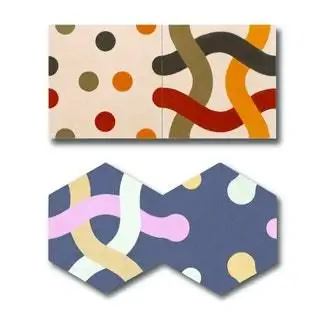 Коллекция плитки Serpentine and Confetti 2017 года Педро Федучи для Mosaista