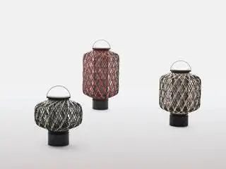 Фонарь Lantern L с отделкой Rock от Dedon
